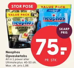 SPAR Neophos Opvasketabs tilbud