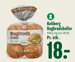 Min Købmand Kohberg Rugbrødsboller tilbud