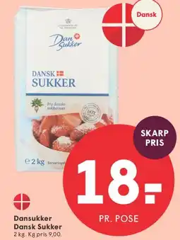 SPAR Dansukker Dansk Sukker tilbud