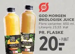 MENY God Morgen Økologisk Juice tilbud