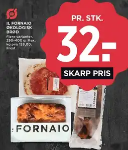 MENY Il Fornaio økologisk brød tilbud