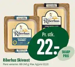 Min Købmand Riberhus Skiveost tilbud