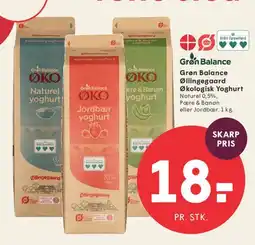 SPAR Grøn Balance Økologisk yoghurt tilbud