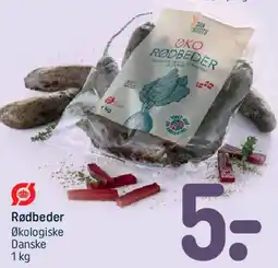 REMA 1000 Rødbeder Økologiske tilbud