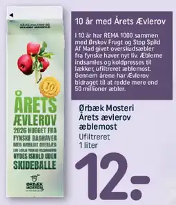 REMA 1000 Årets æblerov æblemost tilbud