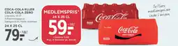 MENY Coca‑Cola / Coca‑Cola Zero 24 x 25 cl tilbud