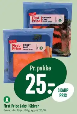 Min Købmand First Price Laks i Skiver tilbud