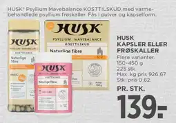 MENY HUSK kapsler eller frøskaller tilbud