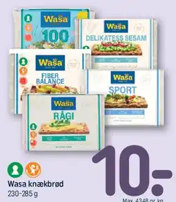 REMA 1000 Wasa knækbrød tilbud