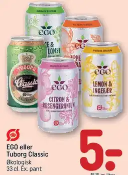 REMA 1000 EGO eller Tuborg Classic tilbud