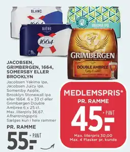 MENY Udvalgte øl i ramme tilbud