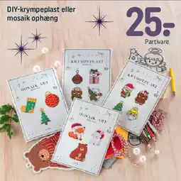 REMA 1000 DIY-krympeplast eller mosaik ophæng tilbud