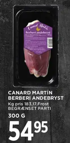 MENY Canard Martín - Andebryst tilbud