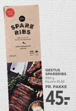 MENY Gestus spareribs tilbud
