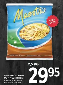 MENY Maestro tynde pommes frites tilbud