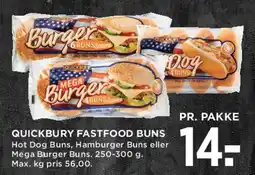 MENY Quickbury Fastfood Buns tilbud