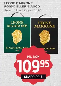 MENY Leone Marrone Rosso eller Bianco (pr. box) tilbud
