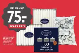 MENY ASP-Holmblad Krone- eller Fyrfadslys (pakke) tilbud