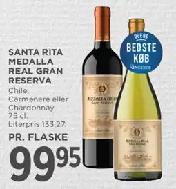 MENY Santa Rita Medalla Real Gran Reserva tilbud