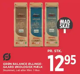MENY Grøn Balance Øllingegaard økologisk mælk tilbud