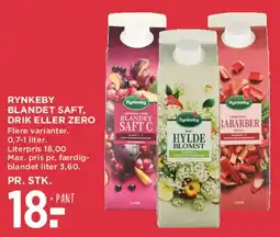 MENY Rynkeby blandet saft / drik / zero tilbud