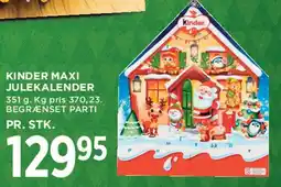 MENY Kinder Maxi julekalender tilbud
