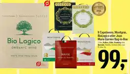 Føtex Il Capolavoro, Montgras, Bio Logico eller Jean Marie Garnier Bag-in-Box tilbud