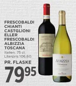 MENY Frescobaldi - Chianti Castiglioni / Albizzia Toscana tilbud