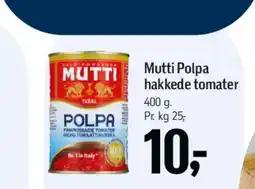 Føtex Mutti Polpa hakkede tomater tilbud