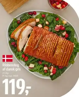 Føtex Ribbensteg af dansk gris tilbud