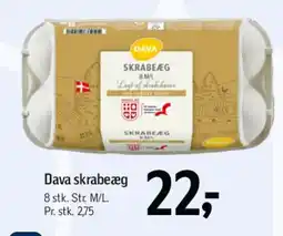 Føtex Dava skrabeæg tilbud