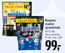 Føtex Neophos maskin-opvasktabs tilbud