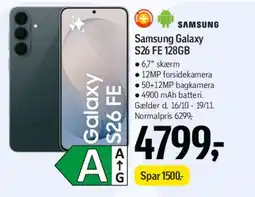 Føtex Samsung Galaxy S26 FE 128GB tilbud