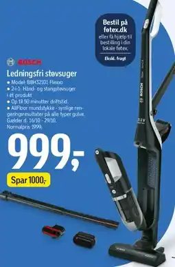 Føtex Bosch Ledningsfri støvsuger tilbud