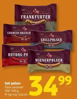 Løvbjerg Gøl pølser tilbud