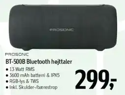 Føtex Prosonic BT-500B Bluetooth højttaler tilbud