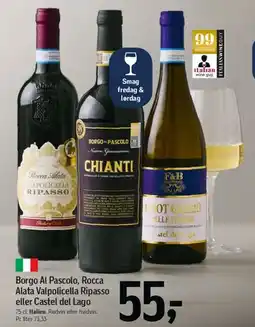 Føtex Borgo Al Pascolo / Rocca Alata Valpolicella Ripasso / Castel del Lago tilbud