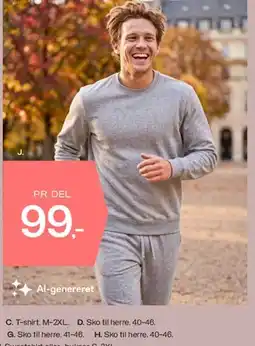 Føtex Sweatshirt / bukser (pr. del) tilbud