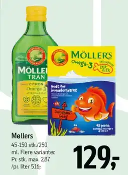 Føtex Möller's / Møllers tran & Omega-3 tilbud