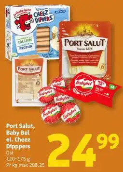 Løvbjerg Port Salut, Baby Bel, el. Cheez Dipperrs tilbud