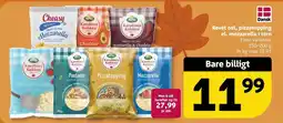 Løvbjerg Arla Karolines Køkken revet ost, pizzatopping el. mozzarella i tern tilbud