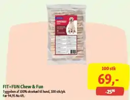 Maxi Zoo Fit+fun chew & fun tilbud