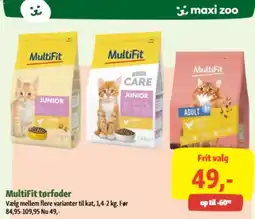 Maxi Zoo MultiFit tørfoder tilbud