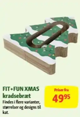 Maxi Zoo Fit+Fun Xmas kradsebræt tilbud