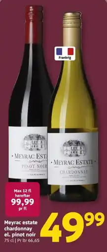 Løvbjerg Meyrac estate chardonnay el. pinot noir tilbud