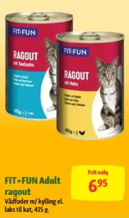 Maxi Zoo Fit+fun adult ragout tilbud