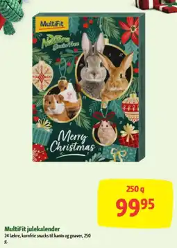 Maxi Zoo MultiFit julekalender tilbud