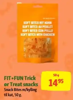 Maxi Zoo Fit+fun snack bites m/kylling tilbud