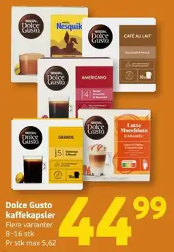 Løvbjerg Dolce Gusto kaffekapsler tilbud