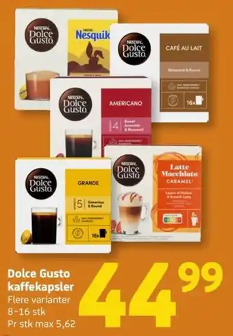 Dolce Gusto kaffekapsler